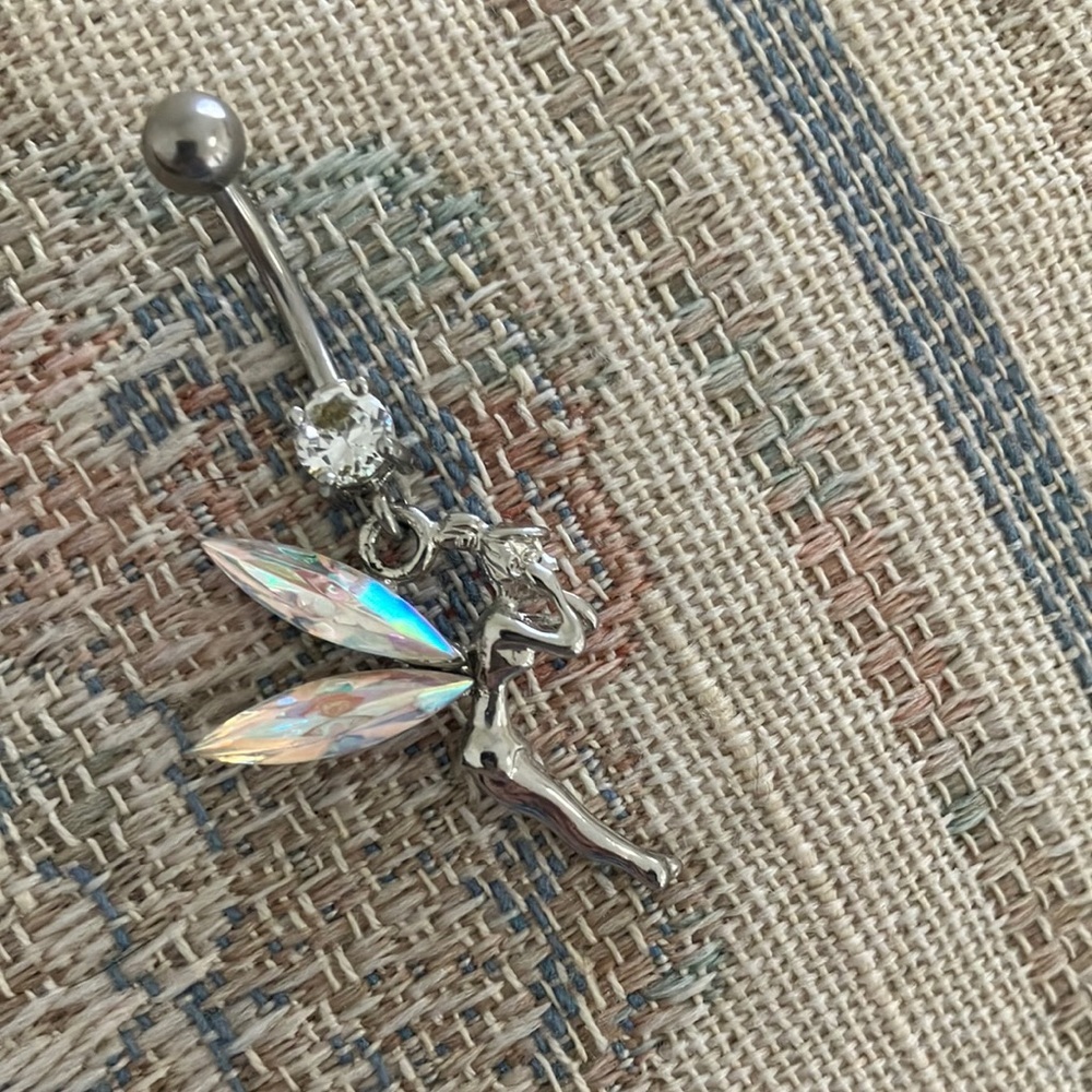 Fairy wing’s belly button dangler